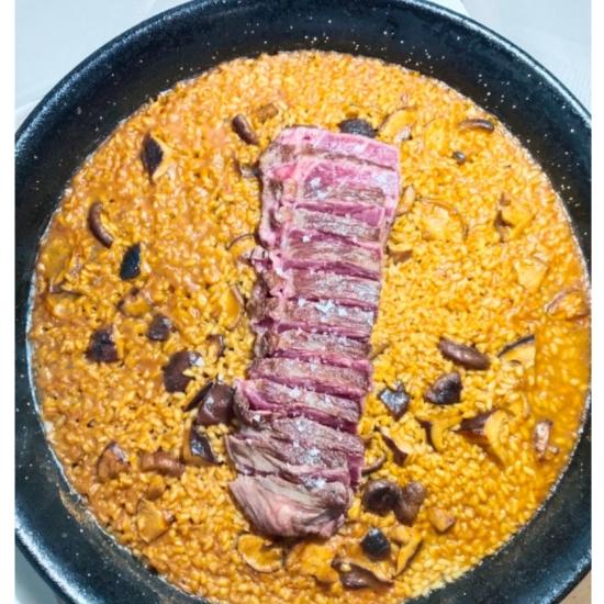 ARROZ DE SHITAKE Y ANGUS